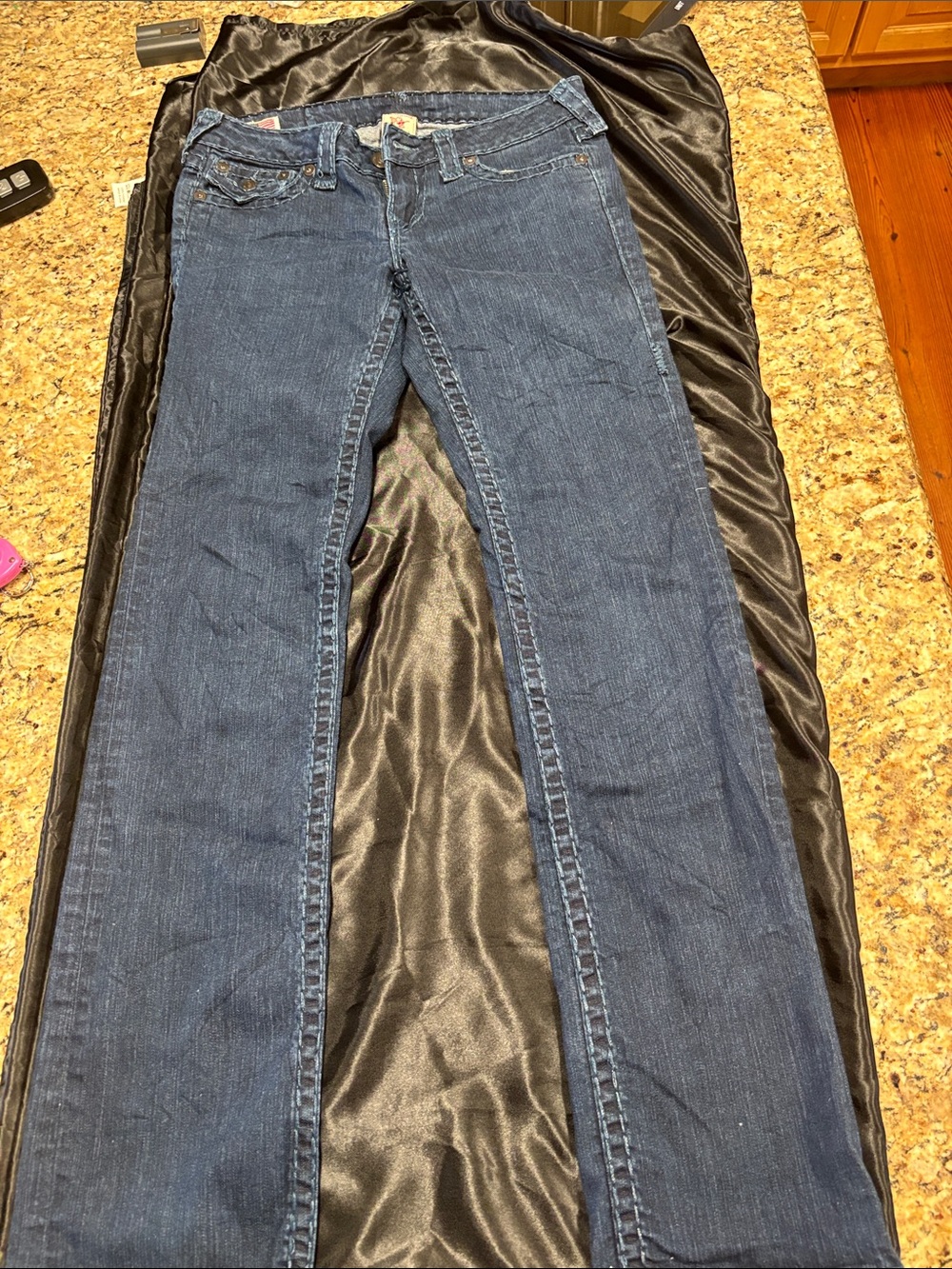 True Religion Women’s Boot-Cut Jeans in Dark Blue